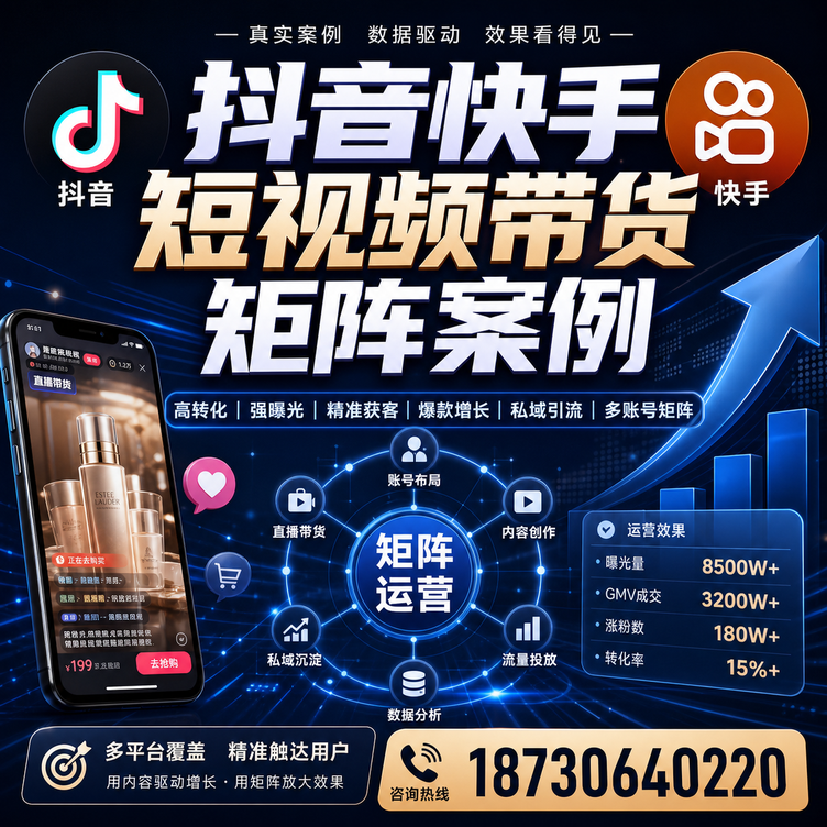 凉山短视频带货团队多平台矩阵自动分发案例